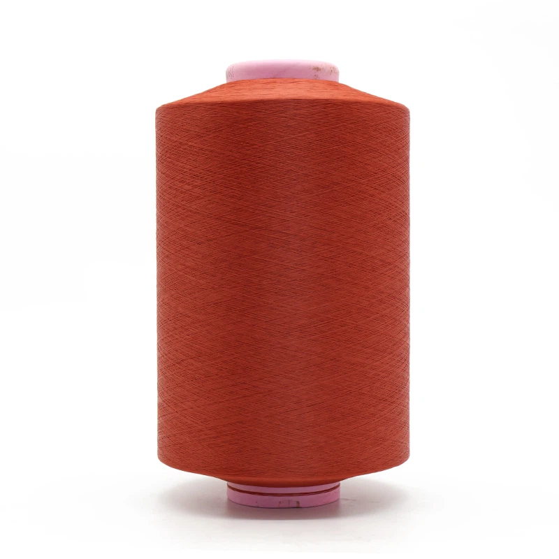 Benang DTY Daur Ulang dengan pewarna poliester